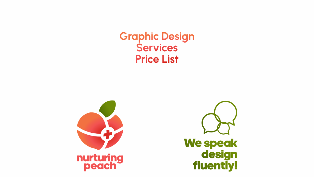 Graphic Design Services Price List